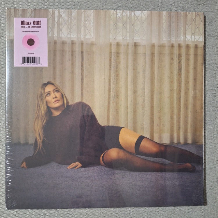 Hilary Duff: Luck..or something Signed Pink Vinyl B-STOCK