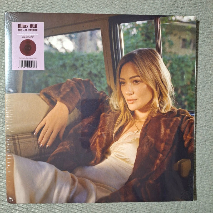 Hilary Duff:  luck … or something (Wine O’Clock Edition) Cranberry Vinyl B-STOCK
