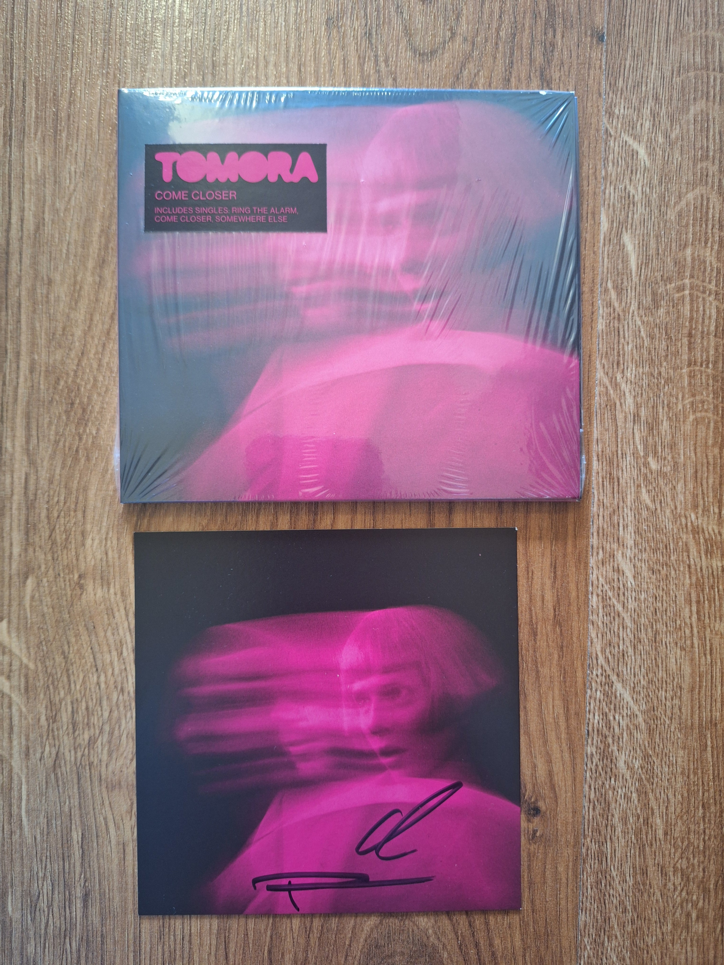 Aurora: TOMORA COME CLOSER Exclusive CD+ Signed Art Card Last one!