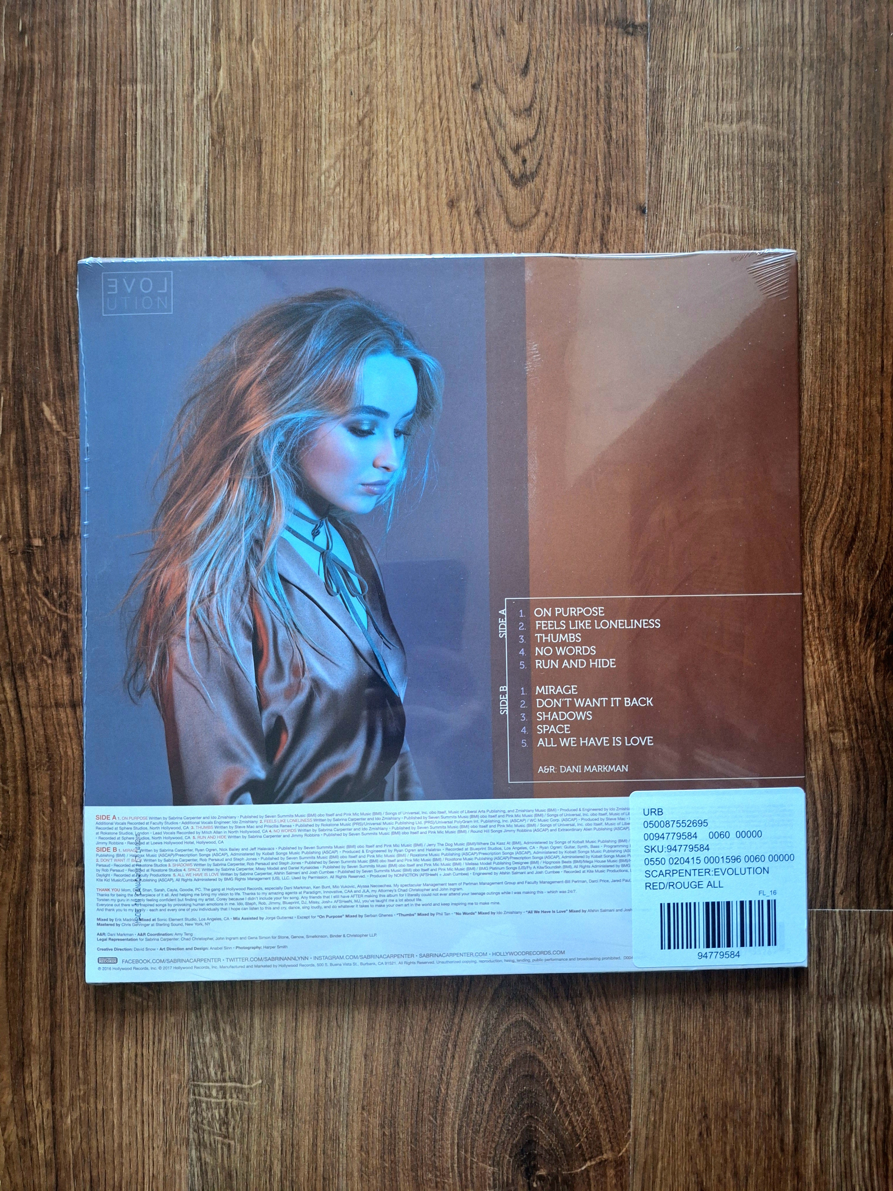 Sabrina Carpenter: EVOLution Limited (Red Cheerry Mix) Urban Outfitters Limited Vinyl B-STOCK