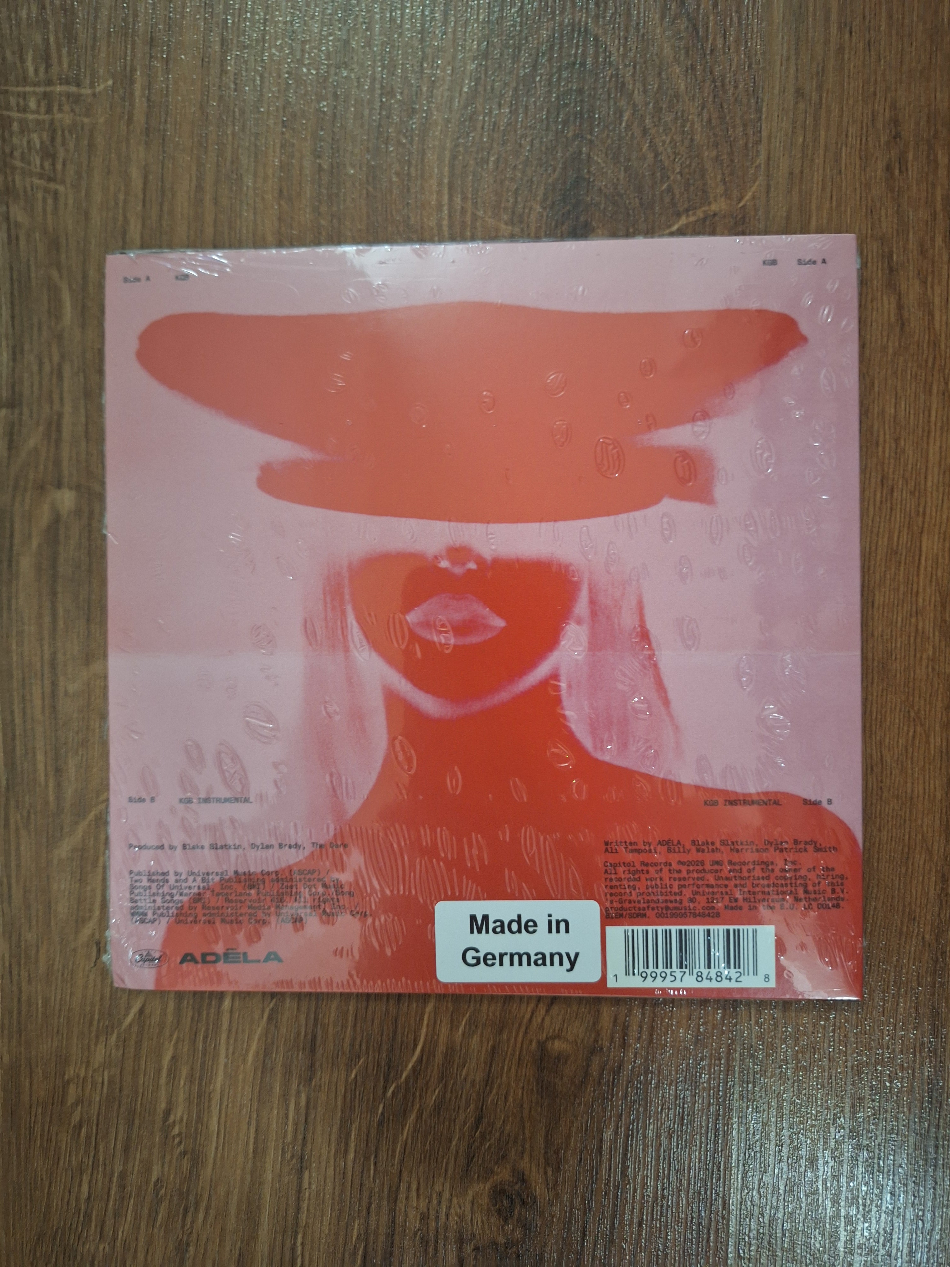 Adéla: KGB 7" Red Vinyl + Signed Art Card B-STOCK Last one!