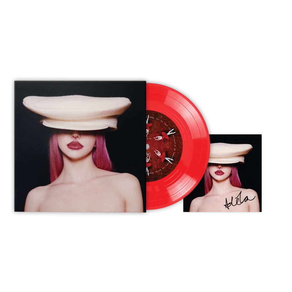 Adéla: KGB 7" Red Vinyl + Signed Art Card B-STOCK Last one!