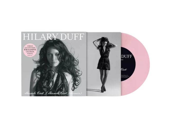 Hilary Duff: Reach Out UO Exclusive 7-inch Single Pink Vinyl
