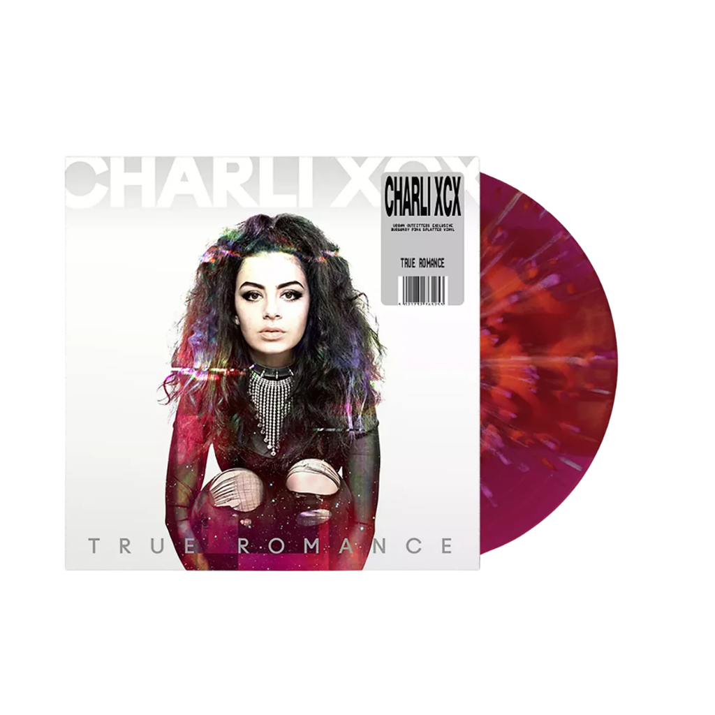 Charli XCX: True Romance Urban Outfitters Exclusive Burgundy Pink Splatter Vinyl B-STOCK