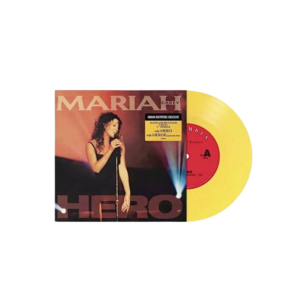 Mariah Carey: Hero Limited 7-Inch Sunflower Yellow Single Vinyl
