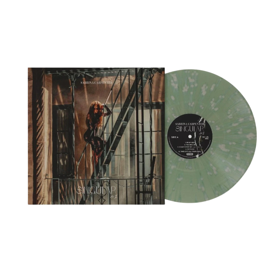 Sabrina Carpenter: Singular Act II Limited Vinyl Coke Bottle Clear Vinyl With Bone Splatters (1xLP)