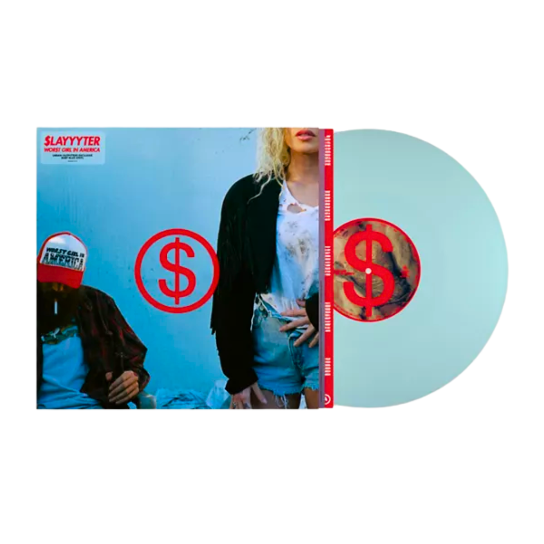 Slayyyter: WOR$T GIRL IN AMERICA Urban Outfitters Blue Vinyl PREORDER