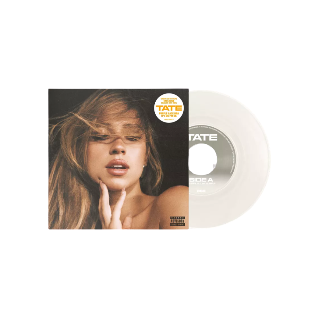 Tate McRae: Purple lace bra / It's ok I'm ok UO Exclusive 7-inch Single PREORDER