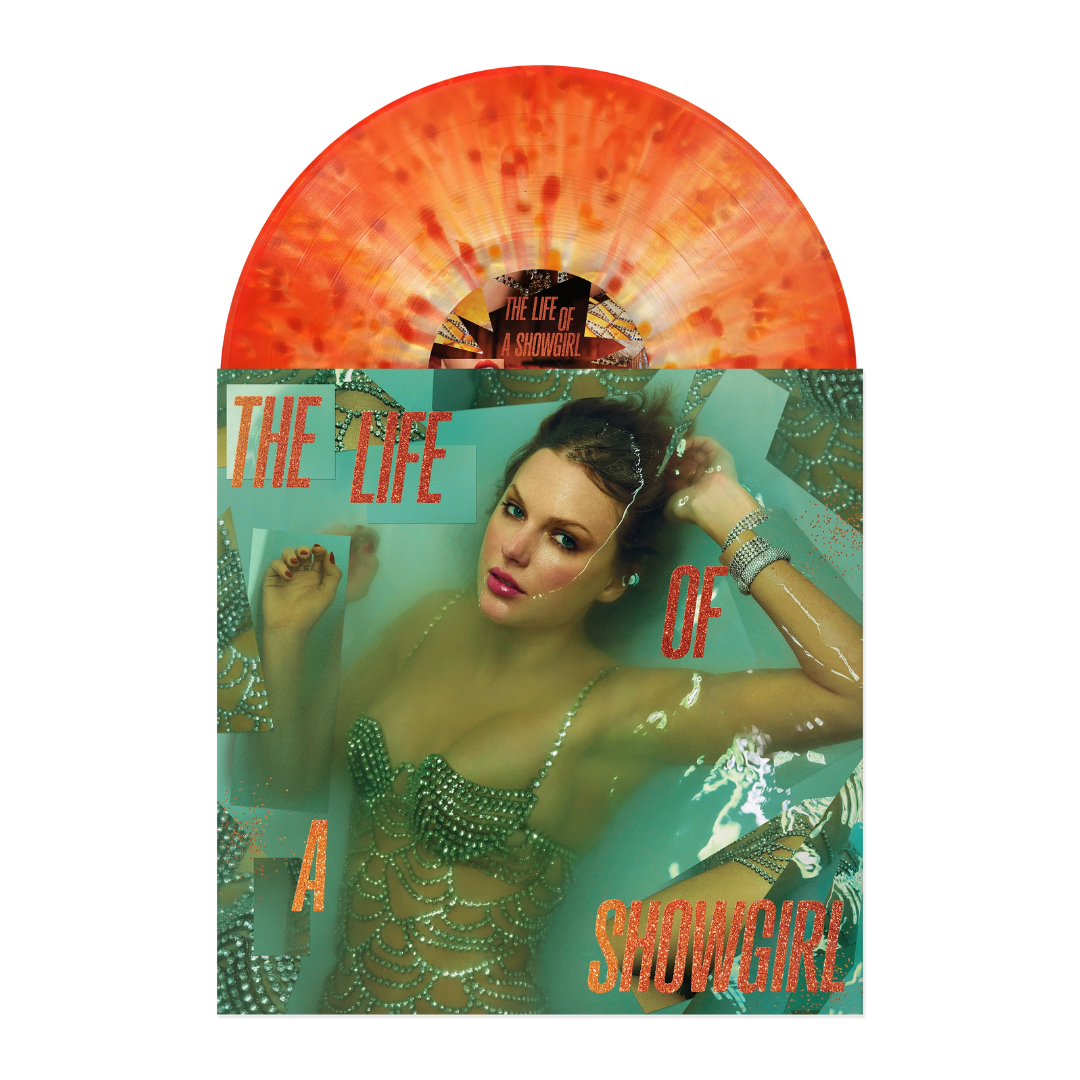 Taylor Swift: The Life of a Showgirl: Lit My Sky Up Orange Metallic Vinyl PREORDER