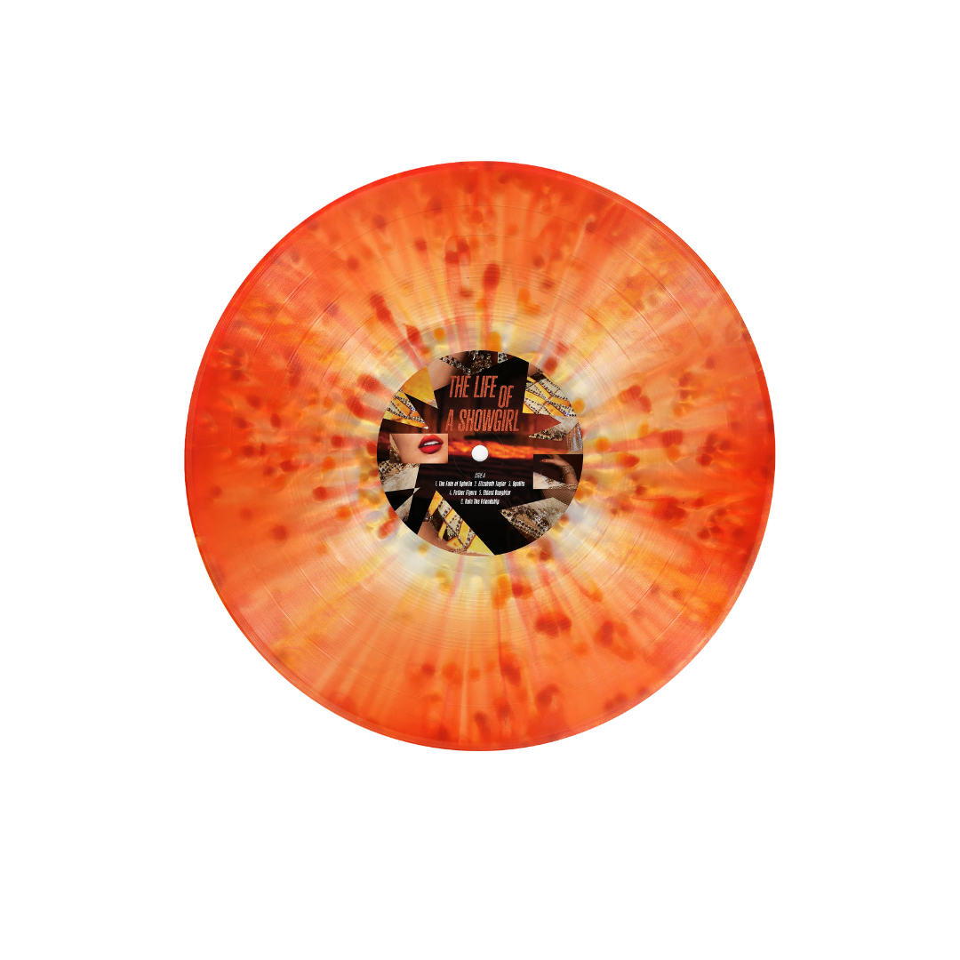 Taylor Swift: The Life of a Showgirl: Lit My Sky Up Orange Metallic Vinyl PREORDER