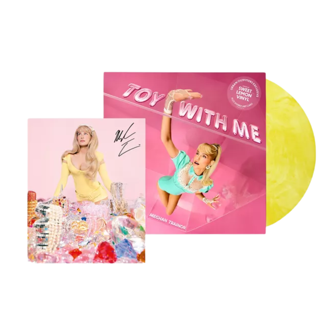 Meghan Trainor: Toy With Me Signed UO Sweet Lemon Vinyl PREORDER