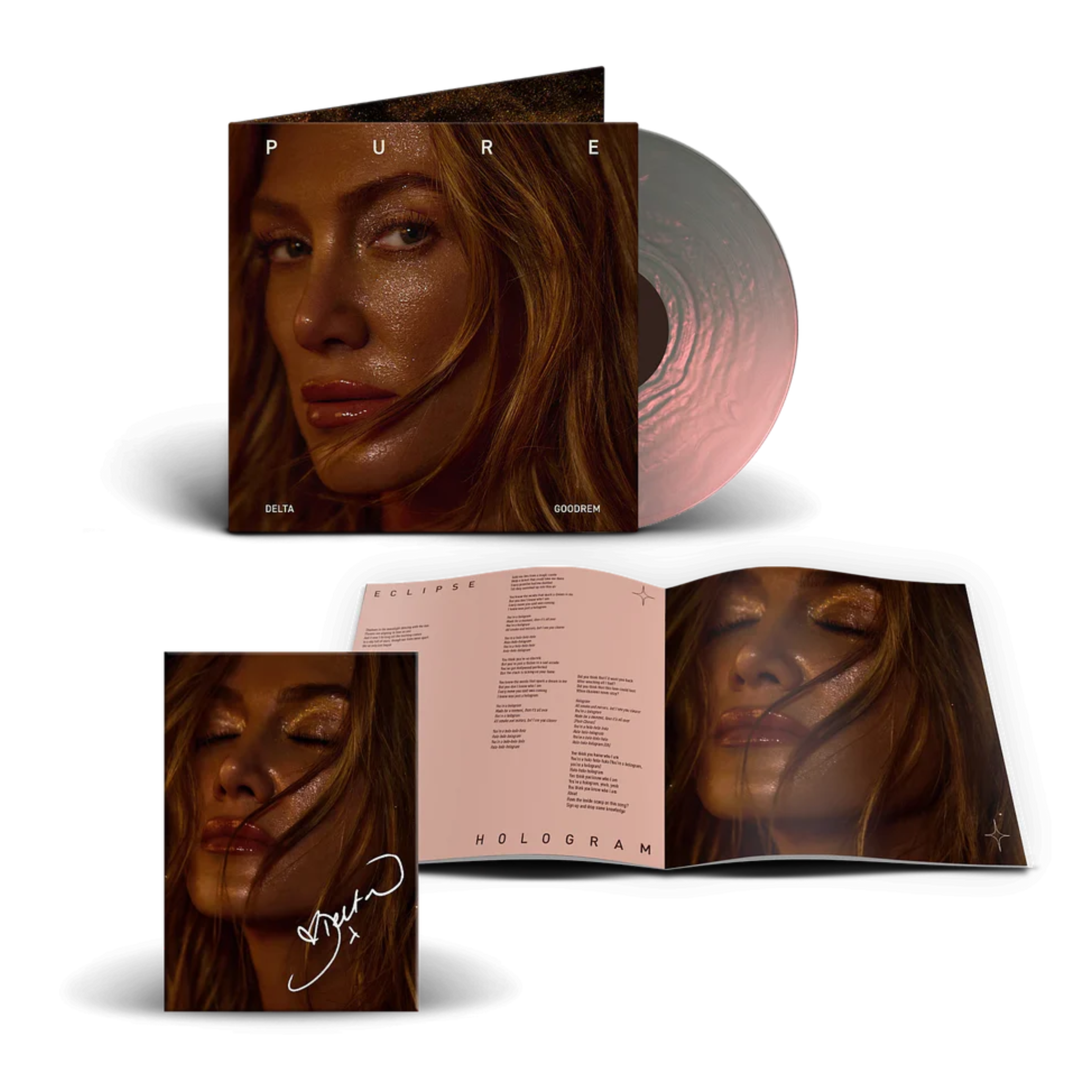 Delta Goodrem: Pure Limited Deluxe Colour Vinyl + Limited Signed Art Card PREORDER